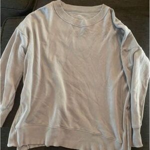 Grey/blue aerie pullover!